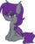 Size: 2117x2618 | Tagged: safe, artist:duskthebatpack, oc, oc only, oc:astral mist, bat pony, pony, bat wings, ear fluff, fangs, female, folded wings, high res, mare, simple background, sitting, slit pupils, solo, transparent background, vector