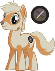 Size: 2217x2850 | Tagged: safe, artist:duskthebatpack, oc, oc only, oc:foxor, hybrid, high res, male, simple background, smiling, solo, standing, tail, transparent background, two toned tail, vector