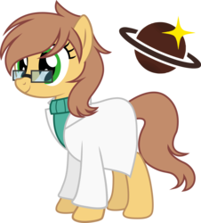 Size: 2578x2851 | Tagged: safe, artist:duskthebatpack, oc, oc only, oc:amity, earth pony, pony, clothes, female, glasses, high res, mare, shirt, simple background, smiling, solo, standing, transparent background, undershirt, vector