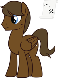 Size: 2055x2748 | Tagged: safe, artist:duskthebatpack, oc, oc only, oc:archipelago, pegasus, pony, folded wings, freckles, high res, male, simple background, smiling, solo, stallion, standing, transparent background, vector