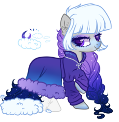 Size: 3500x3600 | Tagged: safe, artist:gihhbloonde, oc, oc only, earth pony, pony, base used, clothes, female, gradient mane, high res, mare, simple background, solo, starry mane, transparent background