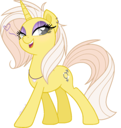 Size: 600x632 | Tagged: safe, artist:traveleraoi, oc, oc only, oc:sunset skies, pony, base used, drag queen, jewelry, looking at you, makeup, male, simple background, solo, stallion, transparent background, trap