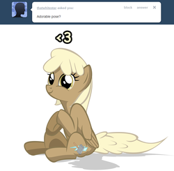 Size: 1280x1253 | Tagged: safe, artist:sintakhra, mjölna, pegasus, pony, ask sandy pony, g4, heart, race swap, solo