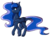 Size: 362x275 | Tagged: safe, artist:ask-azalea-grey, part of a set, princess luna, alicorn, pony, g4, female, mare, missing accessory, pixel art, simple background, smiling, solo, transparent background