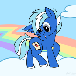 Size: 1200x1200 | Tagged: safe, artist:exobass, oc, oc:exobass, pegasus, pony, cutie mark, female