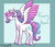 Size: 1750x1500 | Tagged: safe, artist:misskanabelle, princess flurry heart, alicorn, pony, g4, chest fluff, colored wings, colored wingtips, curved horn, ear fluff, female, horn, mare, older, older flurry heart, signature, solo, unshorn fetlocks