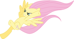 Size: 6000x3190 | Tagged: safe, artist:dusk2k, fluttershy, pegasus, pony, g4, lesson zero, absurd resolution, female, mare, simple background, solo, transparent background, vector