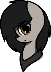 Size: 1068x1500 | Tagged: safe, artist:darksoma, oc, oc only, oc:amaro, earth pony, pony, ancient, beyond the realm, bust, handkerchief, part-friend, portrait, semi-villain, simple background, solo, transparent background, yellow eyes
