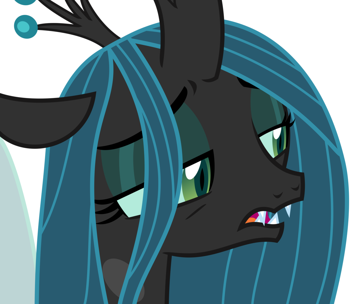 1827543 Safe Artistsketchmcreations Ocellus Queen Chrysalis