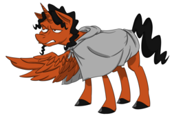 Size: 1250x840 | Tagged: safe, artist:hardway bet, oc, oc only, alicorn, pony, ponyfinder, alicorn oc, dungeons and dragons, pen and paper rpg, rpg, solo