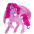 Size: 900x900 | Tagged: dead source, safe, artist:pizzapupperroni, pinkie pie, pegasus, pony, g4, cutie mark, female, mare, open mouth, pegasus pinkie pie, race swap, raised hoof, simple background, solo, spread wings, transparent background, wings