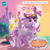 Size: 720x720 | Tagged: safe, alternate version, tiddly wink, tra-la-la, wysteria, zipzee, breezie, earth pony, pony, g3, the princess promenade, cover art, princess wysteria, wysteriadorable