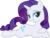 Size: 2879x2188 | Tagged: safe, artist:lightning stripe, derpibooru exclusive, rarity, pony, unicorn, g4, bedroom eyes, blue eyes, cutie mark, draw me like one of your french girls, eyelashes, eyeshadow, female, grin, high res, lidded eyes, lying down, makeup, mare, purple hair, purple mane, seductive look, show accurate, simple background, smiling, solo, transparent background, white coat