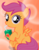 Size: 480x610 | Tagged: safe, artist:jan, scootaloo, pegasus, pony, g4, apple juice, cropped, cute, cutealoo, drinking through a straw, female, filly, juice, juice box, lens flare, sitting, solo