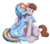 Size: 2543x2238 | Tagged: safe, artist:evomanaphy, rainbow dash, oc, oc:dreamer, earth pony, pegasus, pony, g4, blushing, canon x oc, chest fluff, commission, cute, dashabetes, eyes closed, female, happy, high res, hug, male, nuzzling, ocbetes, rainmer, simple background, smiling, straight, transparent background