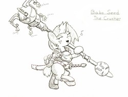 Size: 3392x2560 | Tagged: safe, artist:zalla661, babs seed, pony, g4, armor, dark souls, female, high res, monochrome, solo, traditional art, weapon