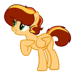 Size: 1024x1020 | Tagged: safe, artist:crystalponyart7669, oc, oc only, oc:grilled cheese, pegasus, pony, base used, female, mare, simple background, solo, transparent background