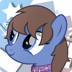 Size: 3208x3208 | Tagged: safe, artist:potato22, oc, oc only, oc:blue violet, pony, abstract background, high res, solo