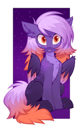 Size: 1229x1920 | Tagged: safe, artist:lispp, oc, oc only, oc:ardent dusk, pegasus, pony, chest fluff, freckles, solo
