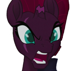 Size: 514x492 | Tagged: safe, tempest shadow, pony, unicorn, g4, my little pony: the movie, angry, background removed, broken horn, commander cute, cute, eye scar, faic, female, horn, horse noises, madorable, mare, scar, simple background, solo, tempestbetes, transparent background