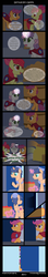 Size: 1024x5772 | Tagged: safe, artist:spokenmind93, apple bloom, scootaloo, sweetie belle, comic:past sins, fanfic:past sins, g4, cape, clothes, comic, cutie mark crusaders