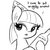 Size: 1650x1650 | Tagged: safe, artist:tjpones, maud pie, earth pony, pony, g4, alcohol, bottle, bust, champagne, dialogue, female, grayscale, hoof hold, mare, monochrome, rick and morty, simple background, solo, white background, wine