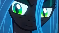 Size: 1280x720 | Tagged: safe, edit, edited screencap, screencap, queen chrysalis, changeling, changeling queen, g4, the mean 6, female