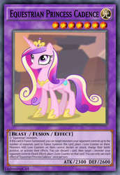 Size: 813x1185 | Tagged: safe, artist:lightningciel, princess cadance, alicorn, pony, g4, card, female, mare, yu-gi-oh!, yugioh card