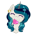 Size: 512x512 | Tagged: safe, artist:hilloty, oc, oc only, oc:wire, pony, bust, gold, heart, simple background, solo, sticker, transparent background