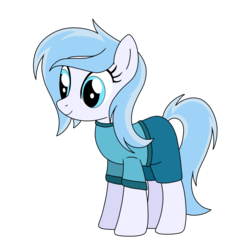 Size: 1000x1000 | Tagged: safe, artist:linedraweer, oc, oc only, oc:mother goose, pony, clothes, shirt, solo, vector