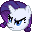 Size: 32x32 | Tagged: safe, artist:gingermint, artist:icekatze, rarity, pony, g4, icon