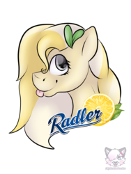 Size: 768x1024 | Tagged: safe, artist:nightwishpersian, oc, oc only, oc:radler, earth pony, pony, :p, radler, silly, simple background, tongue out, transparent background