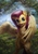 Size: 4041x5806 | Tagged: safe, artist:zilvart, fluttershy, butterfly, pegasus, pony, g4, absurd resolution, beautiful, bipedal, bust, female, floppy ears, happy, looking at you, mare, outdoors, portrait, selective realism, smiling, turned head, wings