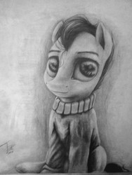Size: 2736x3648 | Tagged: safe, artist:thatdreamerarts, pony, clothes, high res, monochrome, pencil drawing, sitting, solo, sweater, traditional art