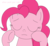 Size: 1352x1240 | Tagged: artist needed, safe, artist:ra1nb0wk1tty, pinkie pie, earth pony, pony, g4, eyes closed, female, mare, meme, pacha, ponk, simple background, solo, text, the emperor's new groove, transparent background, when x just right