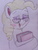 Size: 3072x4096 | Tagged: safe, artist:supercastle, surprise, pony, g1, g4, blushing, book, g1 to g4, generation leap, glasses, solo, traditional art