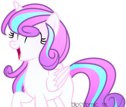 Size: 768x658 | Tagged: safe, artist:blossomic, princess flurry heart, pony, g4, eyes closed, female, happy, older, older flurry heart, simple background, solo, transparent background