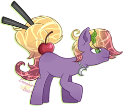 Size: 1142x977 | Tagged: safe, artist:mallowglitz, oc, oc only, oc:tequila sunset, original species, pony, closed species, cocktail colt, male, simple background, solo, stallion, transparent background