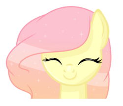 Size: 600x518 | Tagged: safe, artist:sunsetlicious, oc, oc only, oc:butterfly delight, pony, eyes closed, offspring, parent:big macintosh, parent:fluttershy, parents:fluttermac, simple background, smiling, solo, transparent background