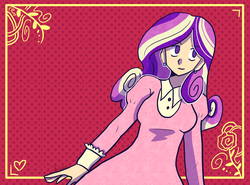 Size: 2700x2000 | Tagged: safe, artist:lunawoonanight, princess cadance, human, g4, clothes, dress, female, high res, humanized, solo