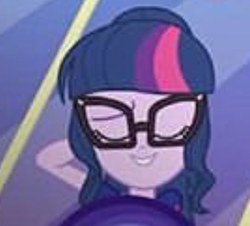 Size: 379x343 | Tagged: safe, screencap, sci-twi, twilight sparkle, equestria girls, g4, my little pony equestria girls: better together, female, low quality, out of context, solo