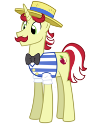 Size: 800x1013 | Tagged: safe, artist:purplewonderpower, flam, earth pony, pony, g4, cute, flamabetes, vector