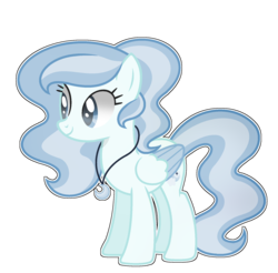 Size: 1848x1816 | Tagged: safe, artist:rainbows-skies, oc, oc only, oc:moon dream, pegasus, pony, female, mare, simple background, solo, transparent background