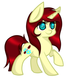 Size: 400x440 | Tagged: safe, artist:blocksy-art, oc, oc only, oc:forest flute, pony, unicorn, female, mare, simple background, solo, transparent background