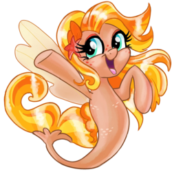 Size: 2048x2048 | Tagged: safe, artist:sophie scruggs, oc, oc only, oc:assateagues phoenix, pony, seapony (g4), high res, mascot, seaquestriafest, simple background, solo