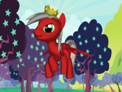 Size: 400x300 | Tagged: safe, artist:theverycreativebrony, oc, oc:emperor vandono grathmc, pony, 3d