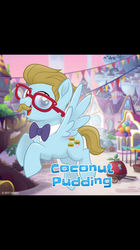 Size: 400x712 | Tagged: safe, artist:theverycreativebrony, oc, oc:coconut pudding, pony