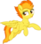 Size: 6250x6748 | Tagged: safe, artist:aureai-sketches, artist:cyanlightning, spitfire, pegasus, pony, g4, .svg available, :p, absurd resolution, chest fluff, cute, cutefire, ear fluff, female, flying, lidded eyes, mare, silly, simple background, smiling, tongue out, transparent background, vector