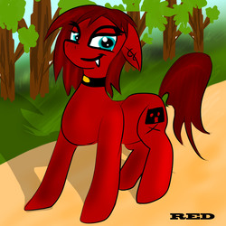Size: 2048x2048 | Tagged: safe, oc, oc only, pony, female, high res, looking at you, mare, solo, tree