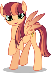 Size: 3500x4941 | Tagged: safe, artist:aeonkrow, oc, oc only, oc:sabah, pegasus, pony, egyptian, egyptian pony, looking at you, simple background, smiling, solo, southern equestria, spread wings, transparent background